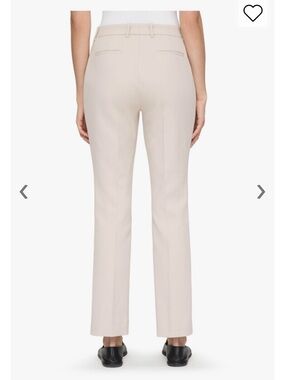 Lafayette 148 New York Manhattan Slim Ankle Pant in Khaki